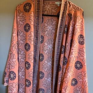 Women’s plus size flowy poncho